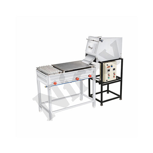 Premium Model Semi Automatic Chapati Making Machine - Color: Silver