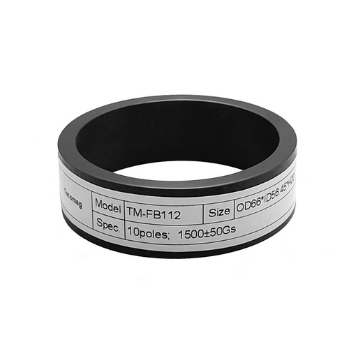 Bonded Ferrite Magnet Ring For BLDC Ceiling Fans OD66*ID56.45*H20