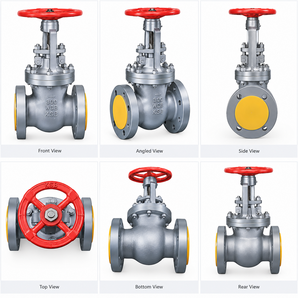 Ks.B Gate Valve - Color: Silver