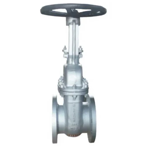 Leader Gate Valve - Cast Iron, 1/2 Inch Size, Silver Polished Finish | 10 Bar High Pressure, Wedge Design for Air Media