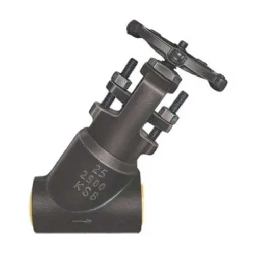 Y Type Globe Valve - Color: Silver