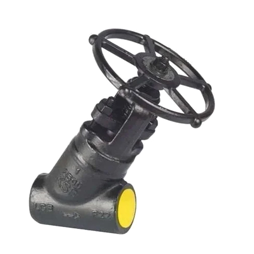 Pressure Seal Globe Valve - Stainless Steel, 15 mm | Black Finish, 10 Bar Pressure, Polished Design for Industrial Use
