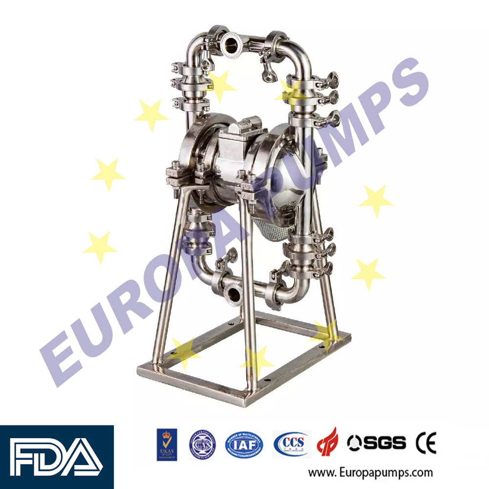Hygenic Aodd Pump - Color: Silver