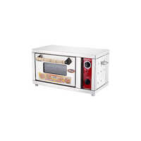 13x25 Inch Commercial Pizza Oven - Color: Silver