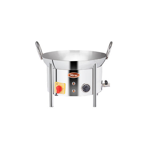 9 Ltr Table Top Electric Kadai - Material: Stainless Steel