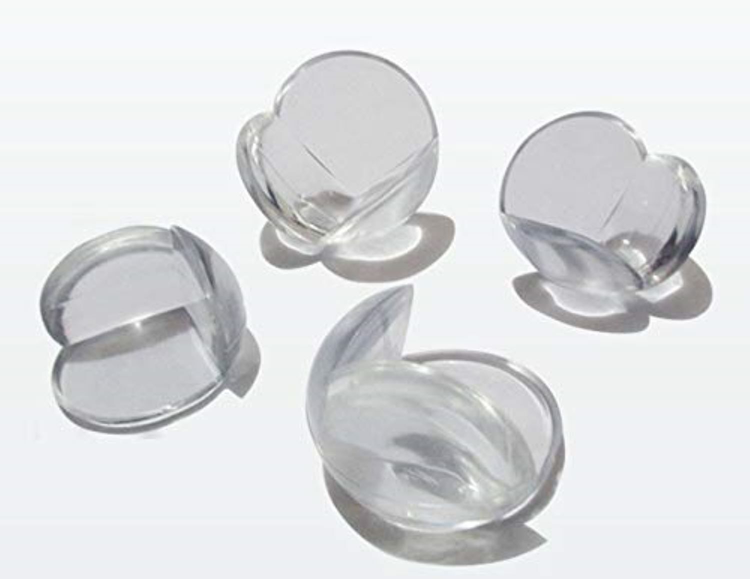 Round Shape Baby Safety Protection Corner - Durable Soft Thicken Pvc Material, Transparent Design For Tables, Desks, And Cabinets - Flexible And Eco-friendly