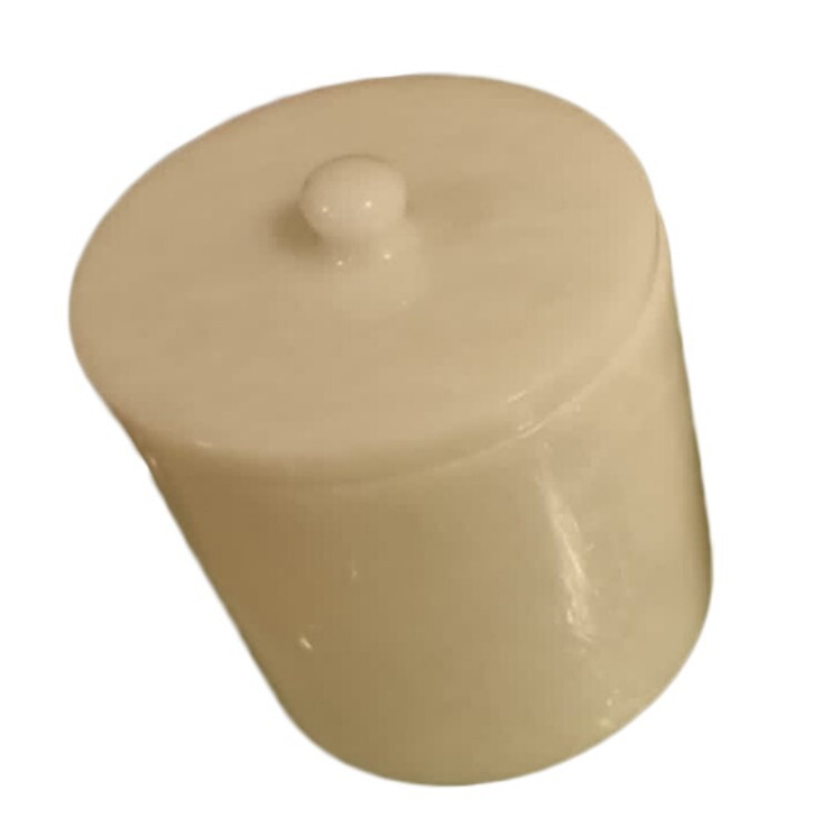 White Marble Container - Use: Home