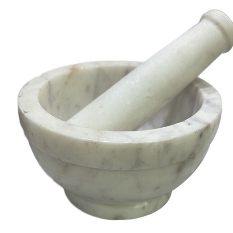 Marble Pestel - Color: White