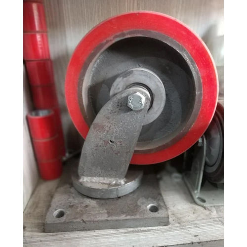 Trolley Caster Wheel - Color: Red