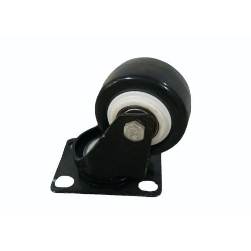 Polyurethane Caster Wheels - Color: Black