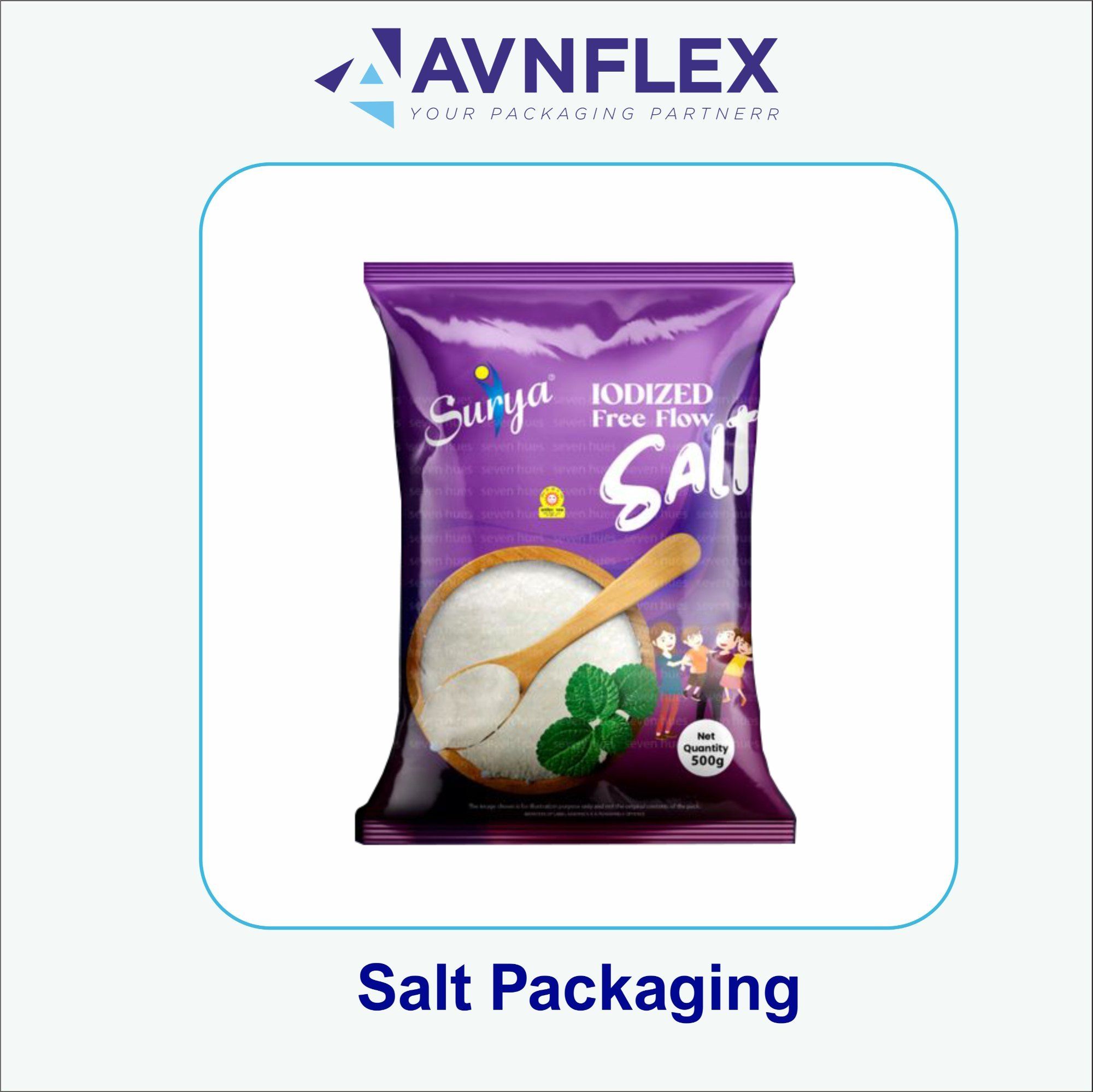 Plastic Laminated Salt Packaging Pouch