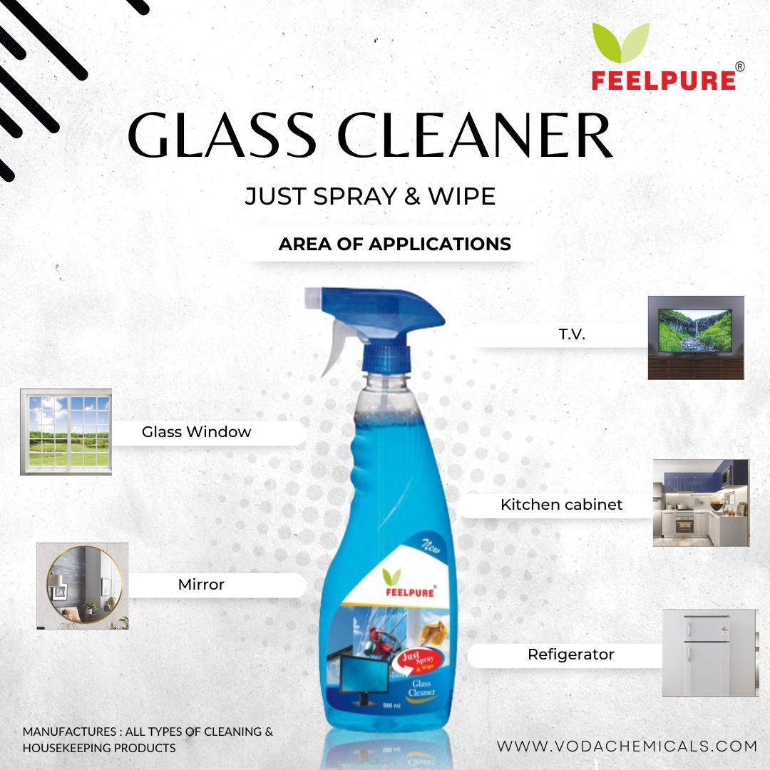 Glass Cleaner 500 Ml - Color: Blue