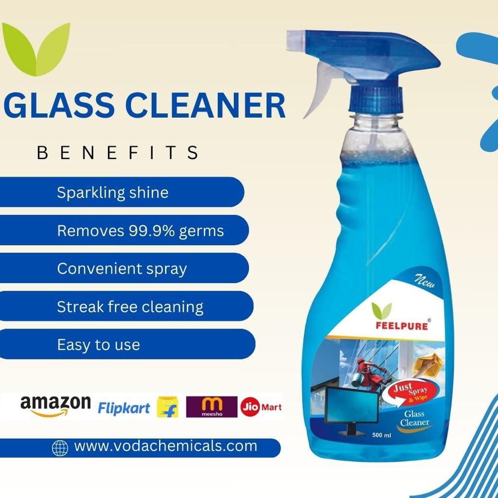 Glass Cleaner 500 Ml - Color: Blue