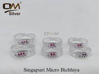 MICRO SINGAPURI BICHHIYA - Silver Toe Ring, 15 Grams | Elegant Minimalist Design for Women, Perfect for Everyday Wear and Special Occasions