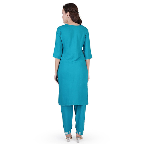 Rayon Full Sleeve Kurti With Pant