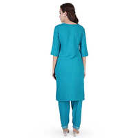 Rayon Full Sleeve Kurti With Pant