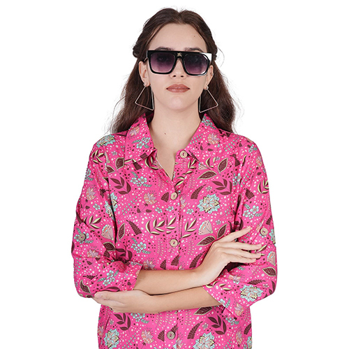 Rayon Printed Co-ord Set - Customized Size, Full Sleeve Design | Washable Fabric For All Seasons