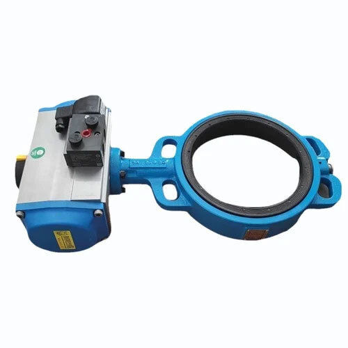 Automatic Butterfly Valve - Color: Blue