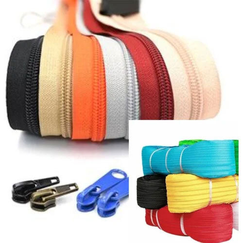 Colored Cfc Zipper Roll - Type: Open End