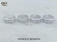 HYDROLIC PLANE BICHHIYA - Silver | Toe Ring for Women, Wedding Occasion, A Blend of Tradition and Modern Design, Symbol of Timeless Beauty