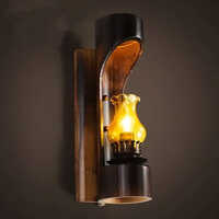 Wall Mount Bamboo Lamp