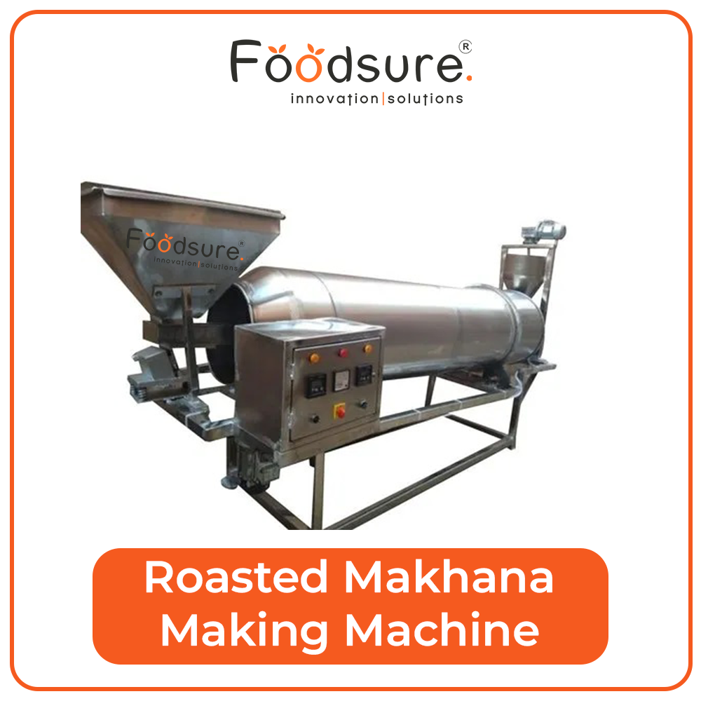 Makhana Roasting Machine Parts - Capacity: Upto 100 Kg Kg/hr