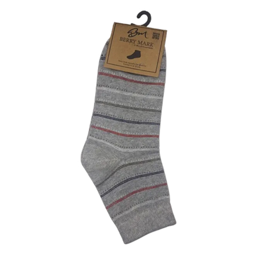 Mens Socks Long Length - Color: Grey