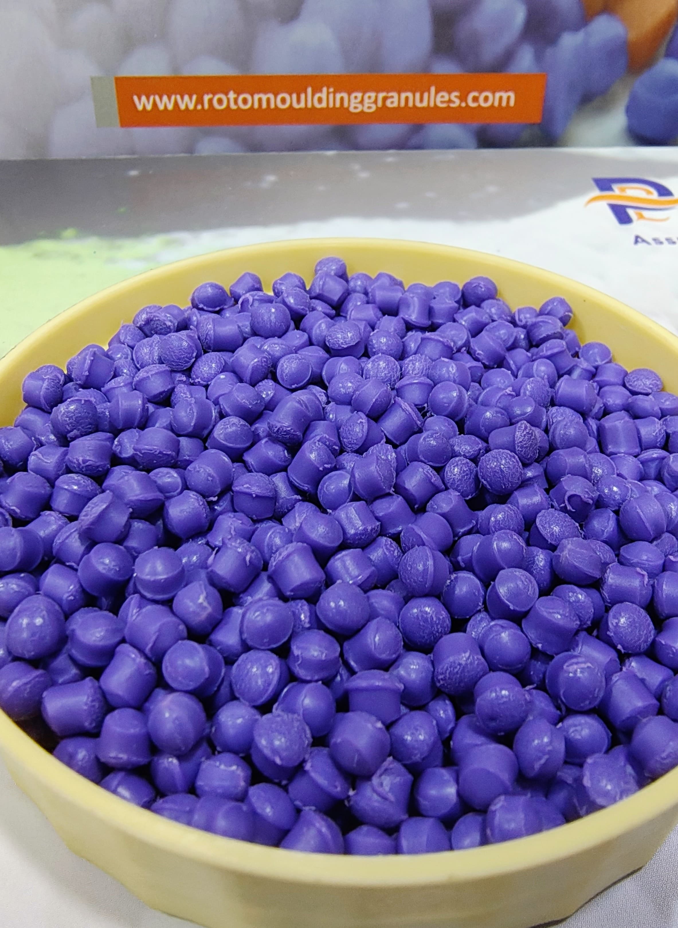Blue Rotomoulding Granules