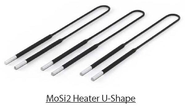 U Shape Oven Electric Heating Element High Purity Molybdenum Disilicide Mosi2 Heater