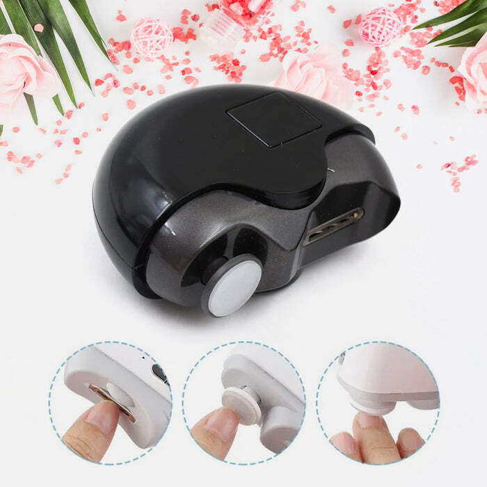 2-in-1 Electric Nail Clippers Nail File with Light