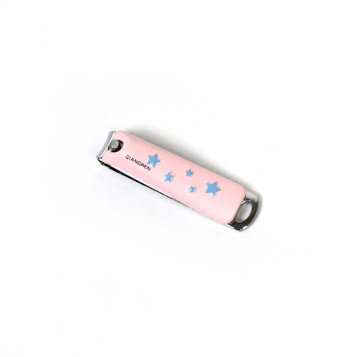 Cute Nail Clipper With Nail Catcher, Nail File - Stainless Steel