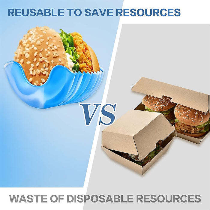 Silicone Burger Holder Snack Holder