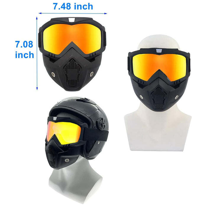 Motorcycle Goggles Off-road Helmet Goggles Windproof Glasses Goggles Mask
