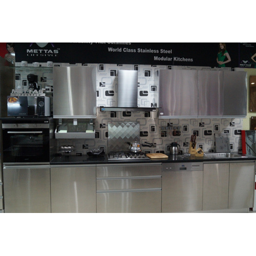 Stainless Steel Modular Kitchen - Feature: Durable