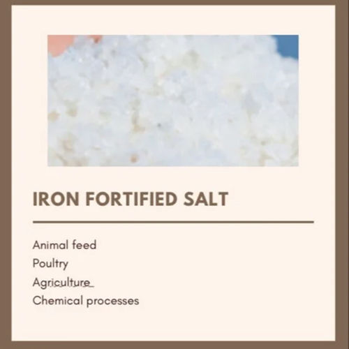 Iron Fortified Salt - Color: White