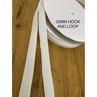 25mm Velcro Hook And Loop Tape - Color: White/black