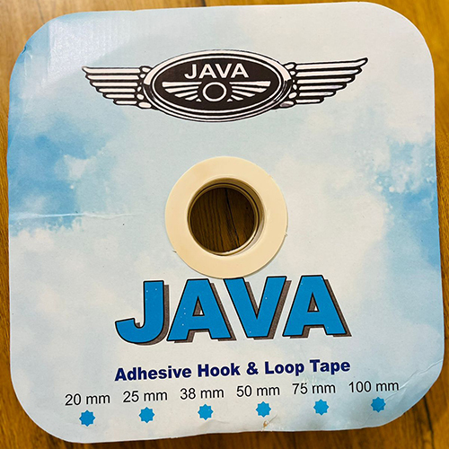 50mm White Adhesive Velcro Hook Tape