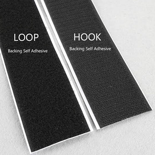 50mm Black Adhesive Velcro Hook And Loop Tape