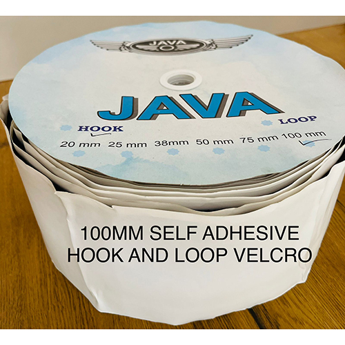 100mm Self Adhesive Velcro Hook And Loop Tape - Color: White/black