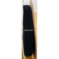 25mm Velcro Loop Tape - Color: White/black