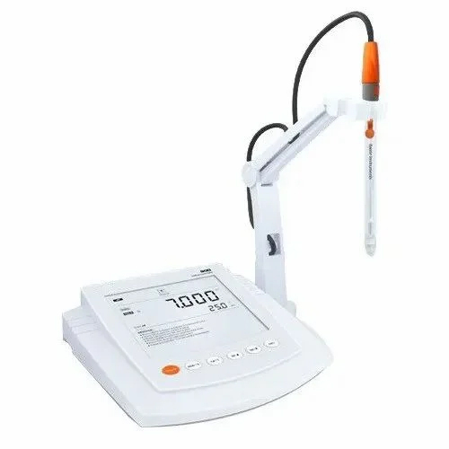 5 Points PH Meter - White, 210 x 188 x 60 Millimeters | Lightweight, Easy to Use, 220 Volt Power Supply, Ideal for Laboratory Use