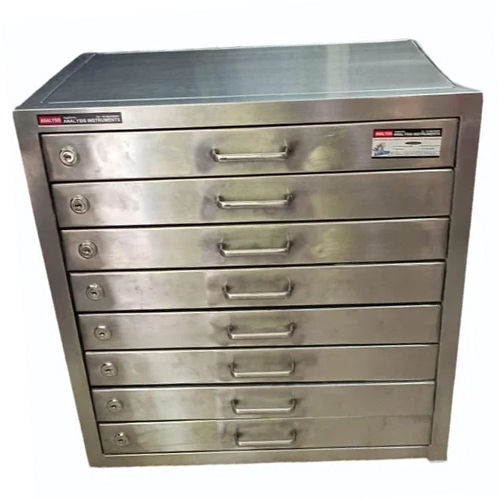 Hplc Column Storage Cabinet - Color: Silver