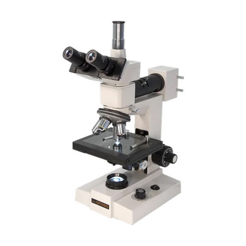 Trinocular Research Microscope - Color: White