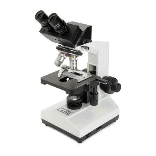 Research Binocular Microscope - Color: White