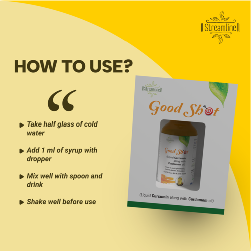 Good Shot - Liquid Curcumin With Cardamom Oil, Enhanced Liposomal Technology | Antioxidant, Anti-inflammatory, Supports Immune System, Improves Reproductive Function
