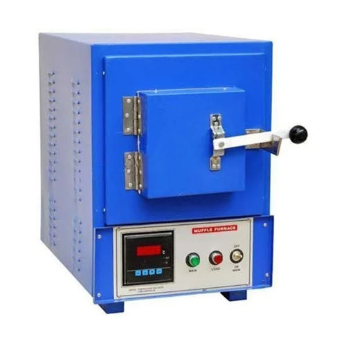 Mild Steel Laboratory Muffle Furnace - Color: Blue & White