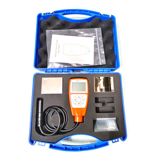 Digital Coating Thickness Gauge - Color: Orange & Black