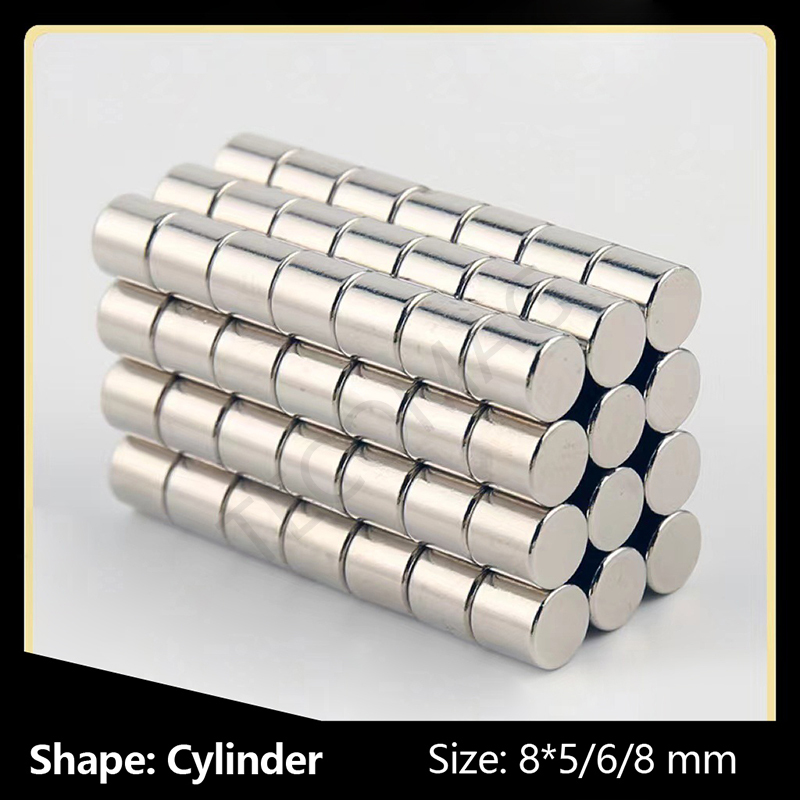 Cylinder Sintered Ndfeb Magnet 5*8/10mm - Application: Industrial Applications