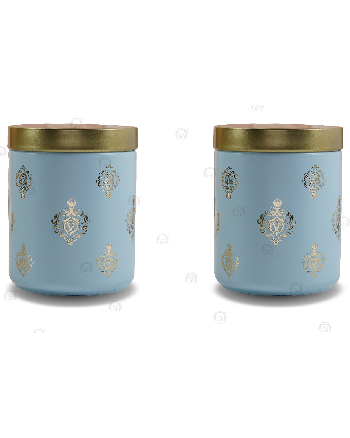 Croco Jar - 12 Piece Dry Fruits And Food Storage Set | Round Shape, Glass And Plastic Materials, Screw Type Caps For Juice And Water