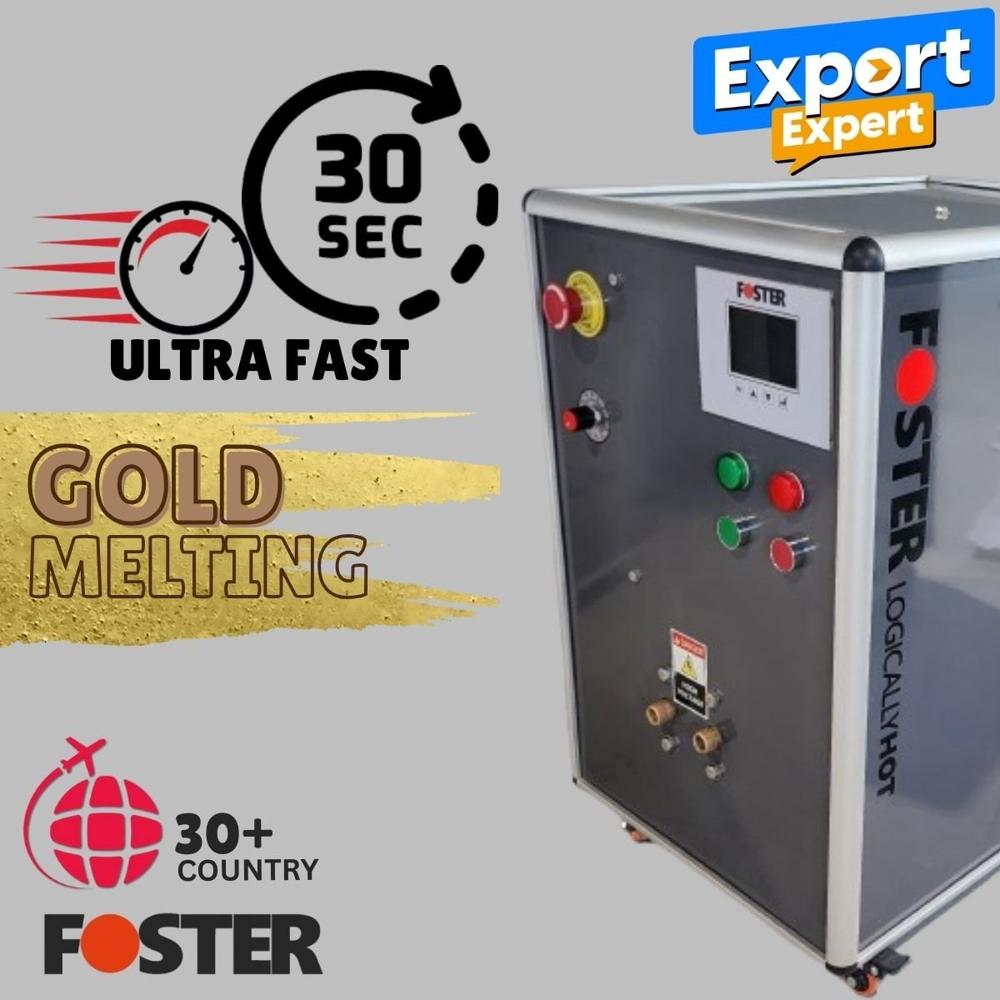 Gold Melting Induction Furnace - Dimensions: 24*25*26 Inches Inch (In)